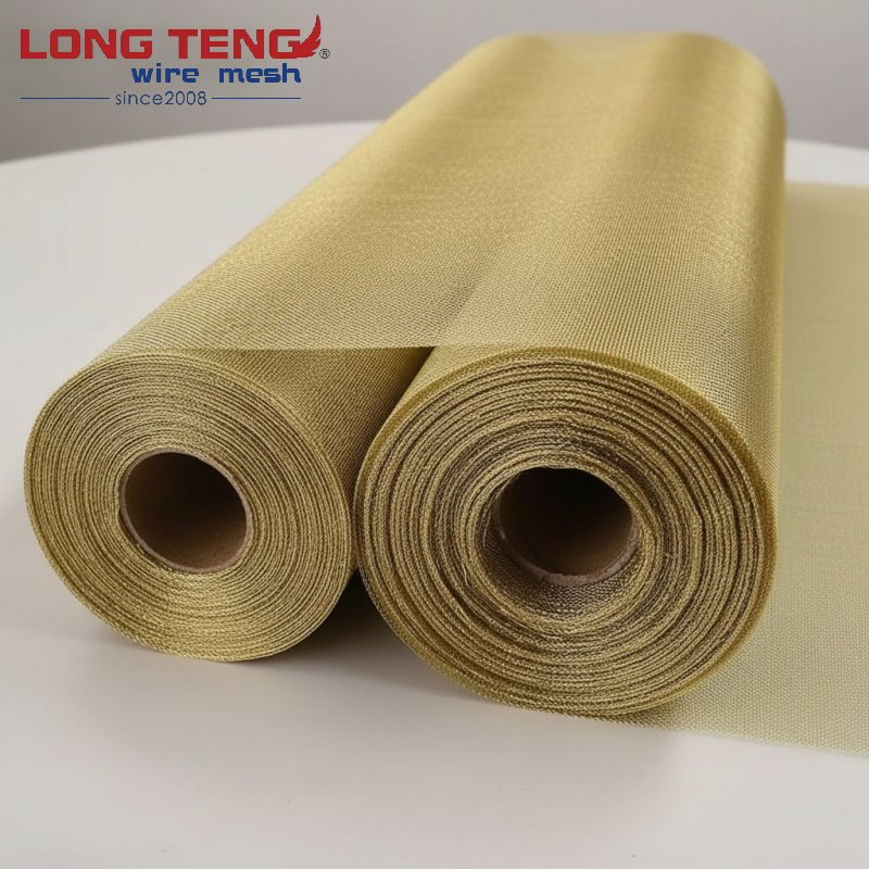Copper Tin Alloy Wire 350 200 Weave Mesh Liquid Filter Mesh Cloth Phosphor Bronze Copper Wire Mesh for Screen
