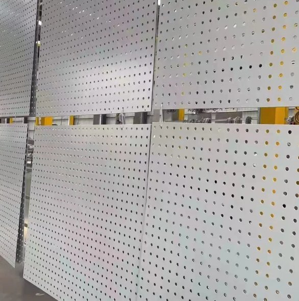Decoration Material Perforated Metal Sheet Sound-Absorbing Metal Wall Panels Perforated Mesh