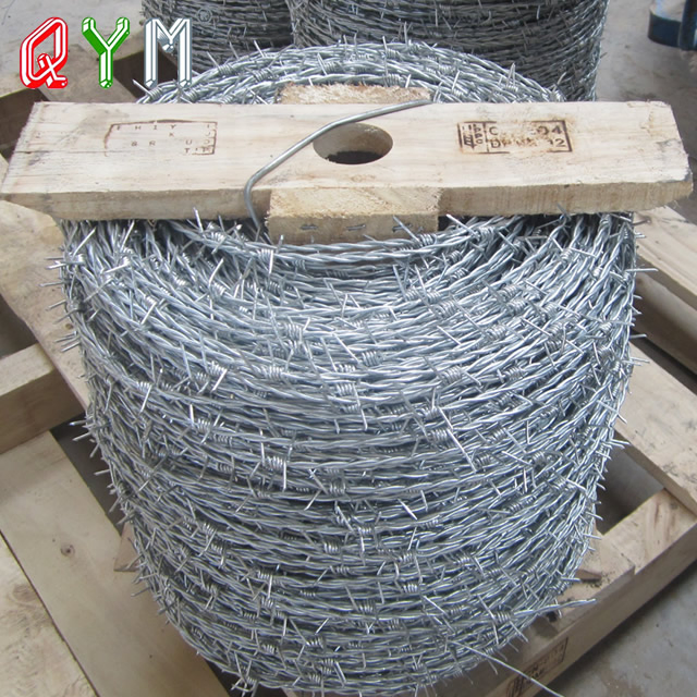 Galvanized Barb Wire Fence PVC Coated Prison Barbed Wire Mesh Fence Sale