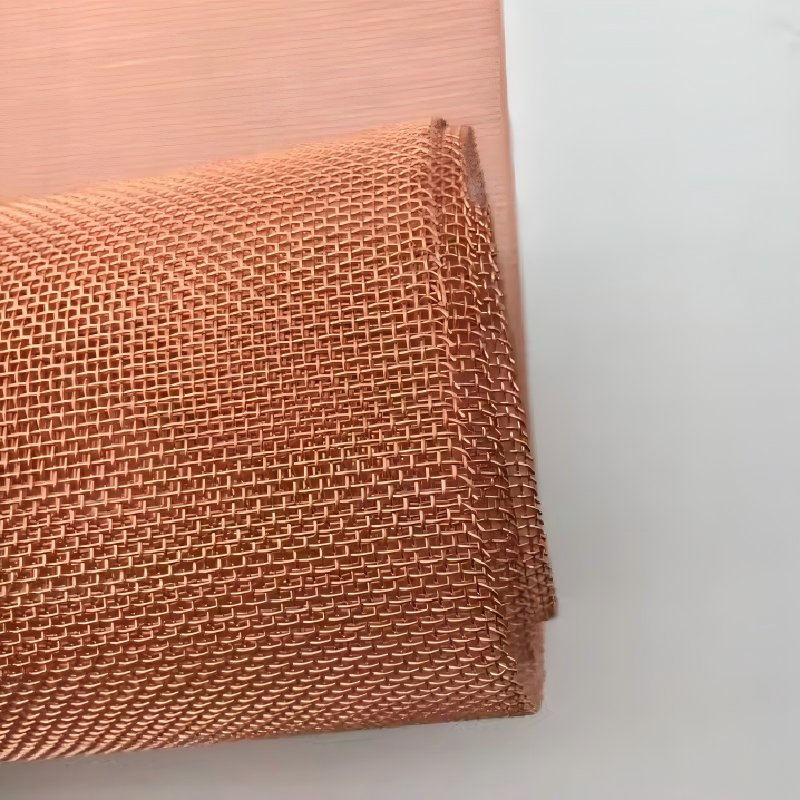 Pure Red Copper Brass Phosphor Bronze Tinned Copper Wire Woven Mesh