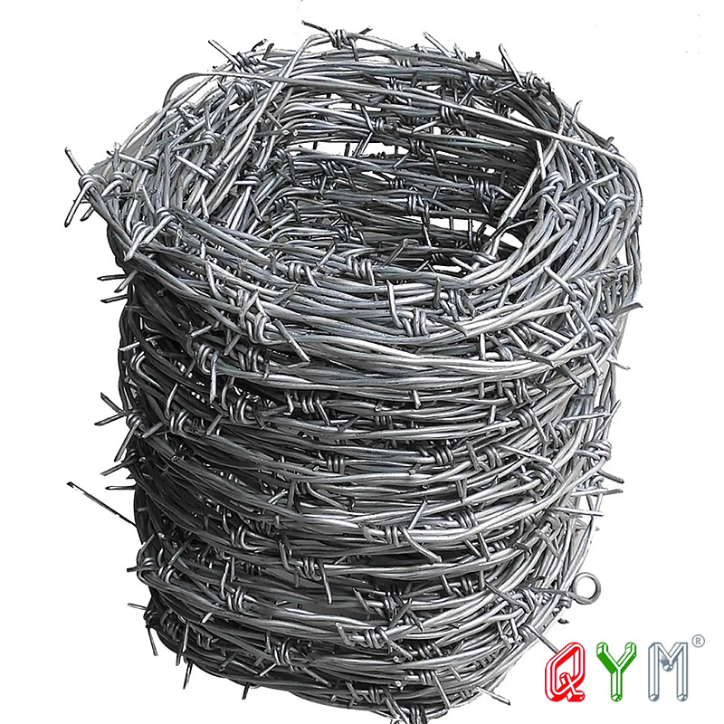 Galvanized Barbed Wire Wire Mesh Roll Fence Razor Barbed Wire Security Fence Price Per Roll