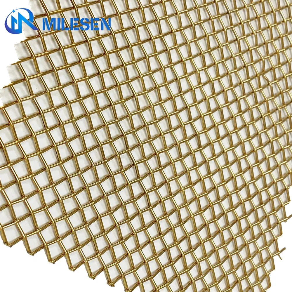 Brass Copper Phosphor Bronze Mesh Customized Production Precision Sieving Resistance Wire Mesh