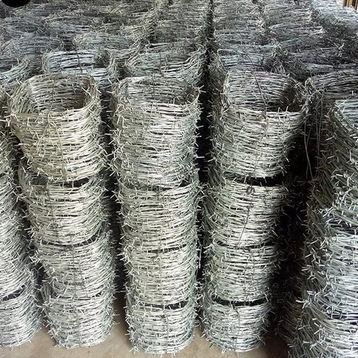 Galvanized 500 Meters High Tensile Razor Per Roll Galvanized Barbed Wire