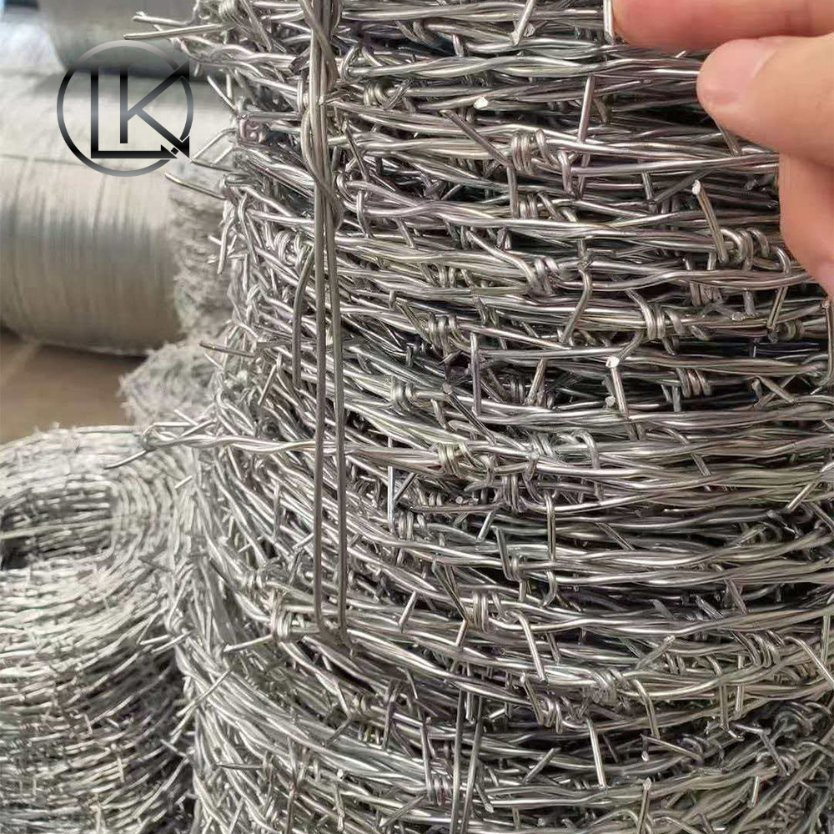 Factory Directly Supply Twisted Barbed Wire Galvanized Twisted Barbed Wire Double Strand Twisted Barbed Wire for Perimeter Protection &amp; Fencing