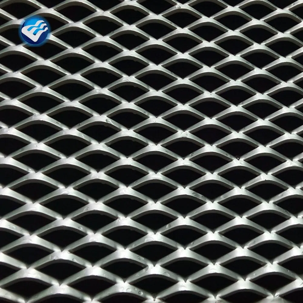 Expamet Flat Copper Expanded Metal Walkway Sheet Mesh Chrome