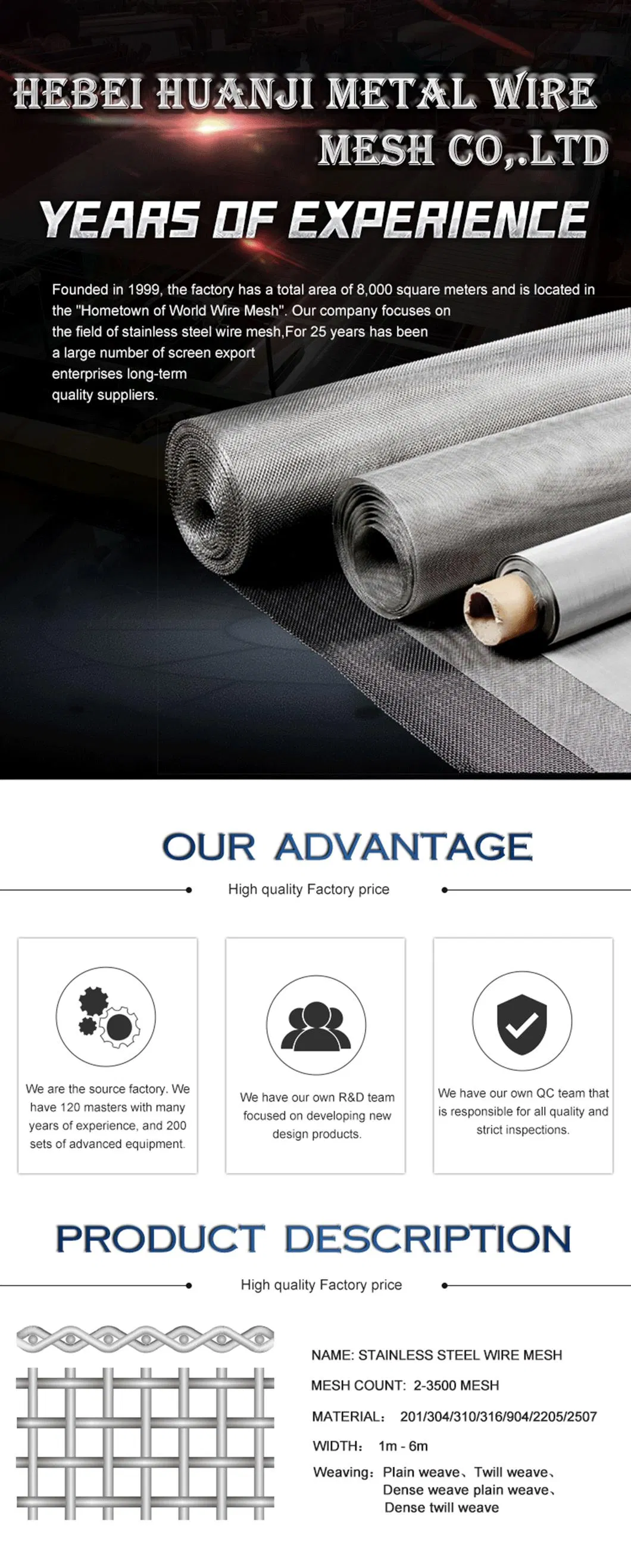 Stainless Steel Wire Mesh Detail 1