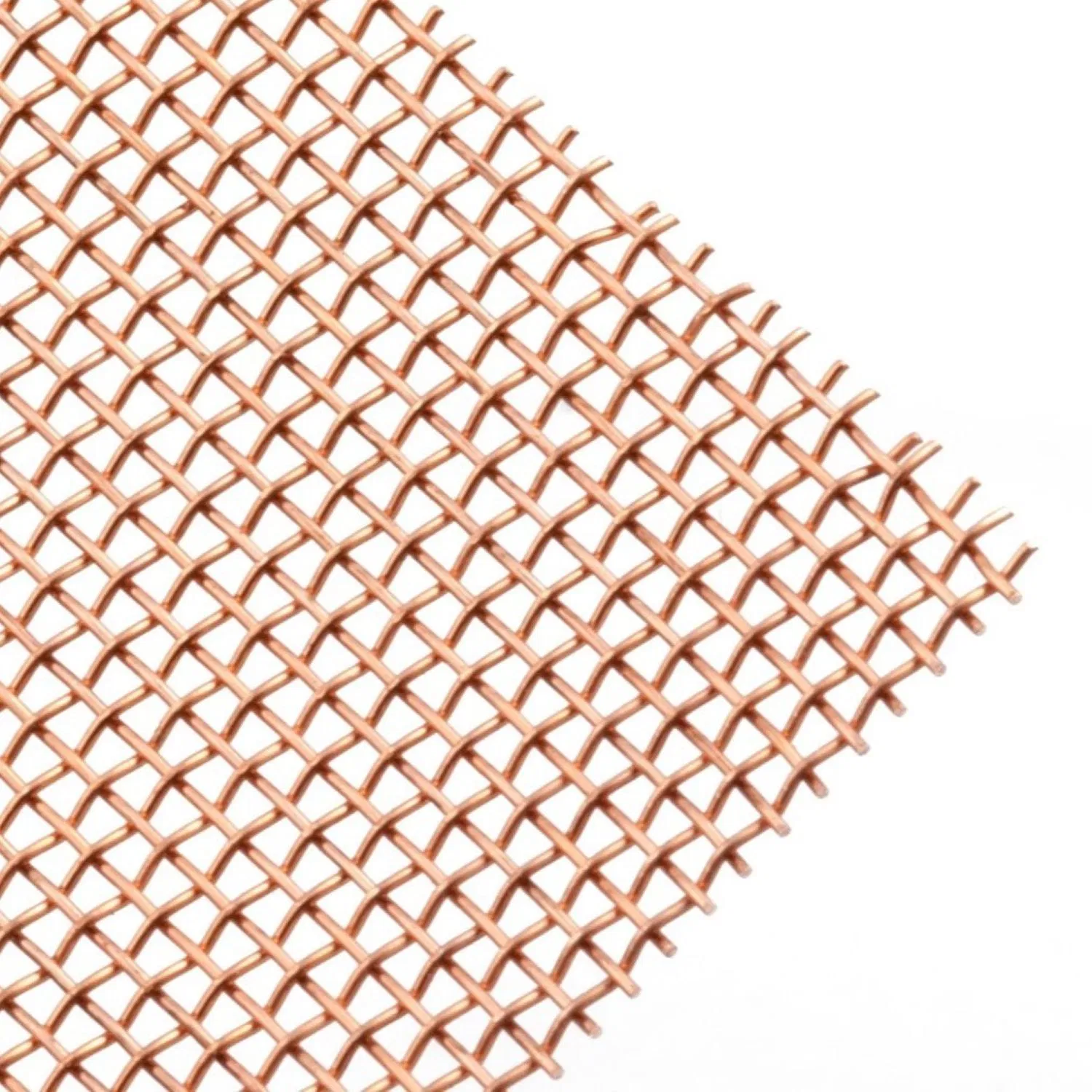 Mesh Plain Woven Emf Shielding Copper Wire Mesh