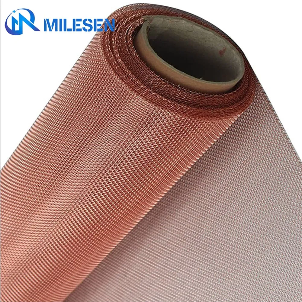 Customized Resistant Brass Copper Phosphor Bronze Woven Wire Mesh