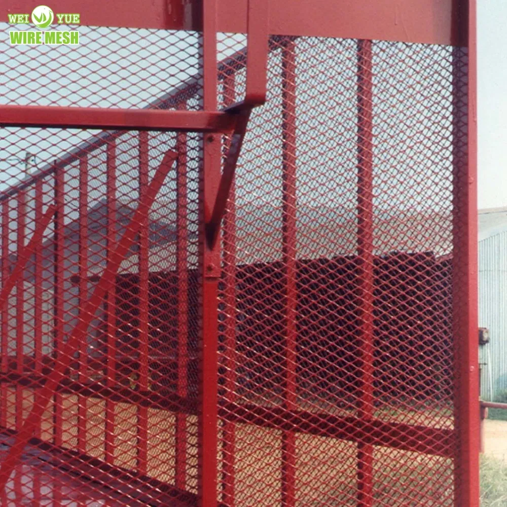 Copper/ Galvanized Steel/ Stainless Steel/ Aluminum Expanded Metal Mesh for Exterior Facade/Ceiling/Metal Cladding