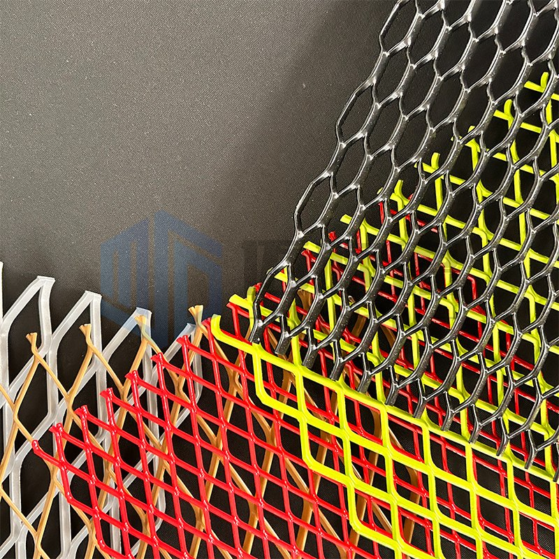 Facade Cladding Metal Aluminum Expanded Metal Mesh