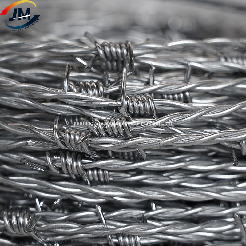 Barbed Wire with Galvanized Stainless Steel and PVC Coated for Sale