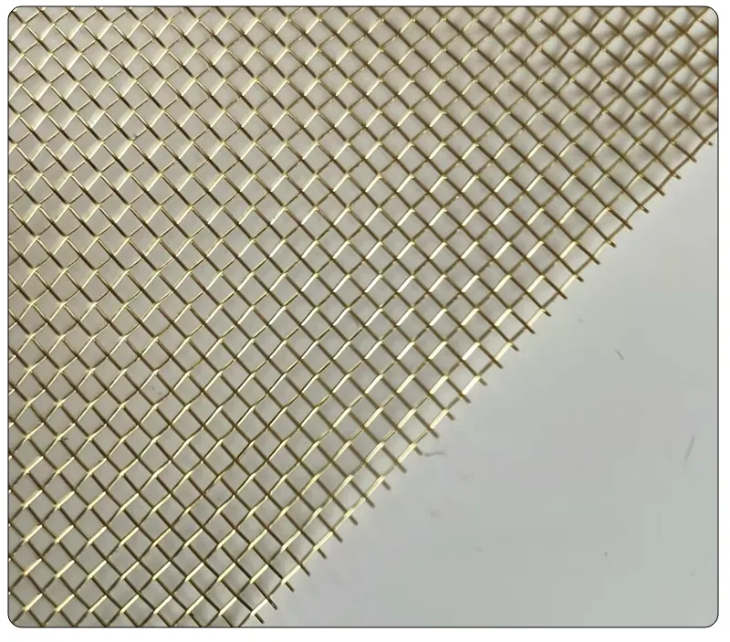 Brass Filter Mesh Detail