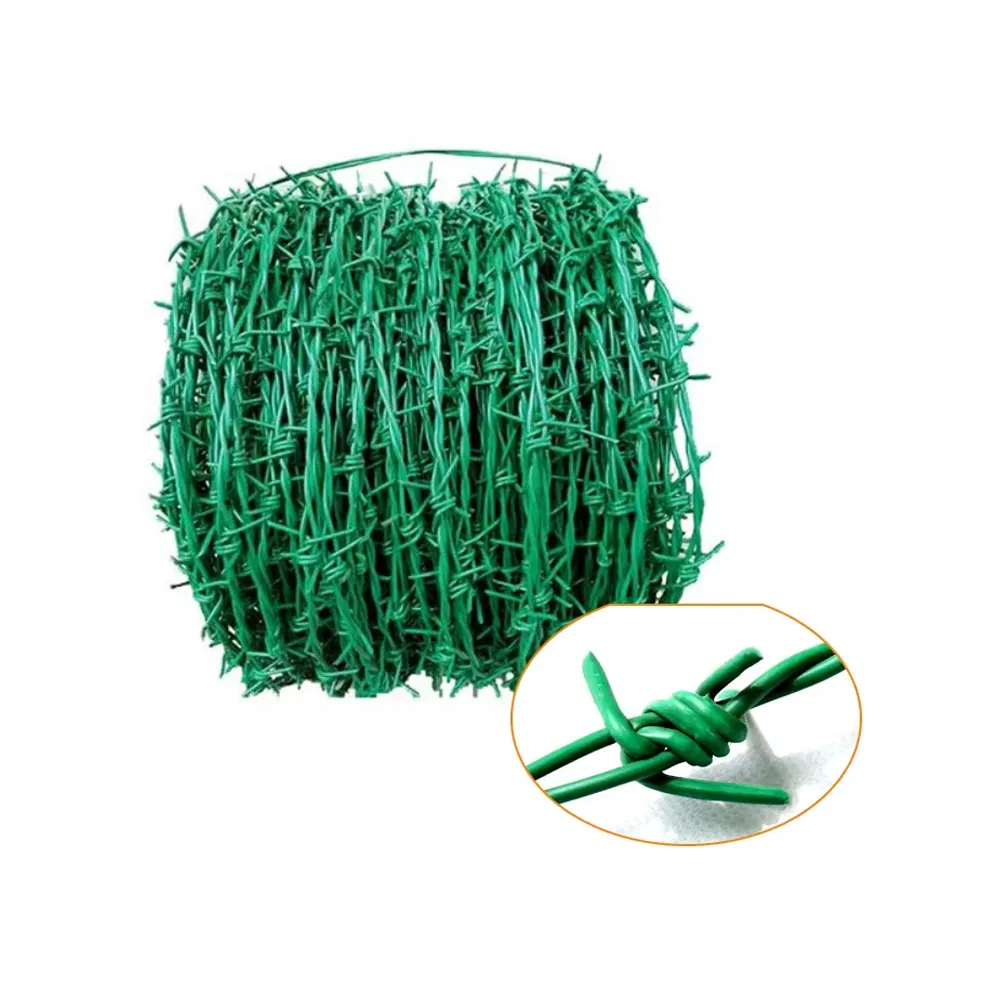 Hot Dipped Galvanized Alambre De Puase Low Price Razor Wire PVC Coated Barbed Wire