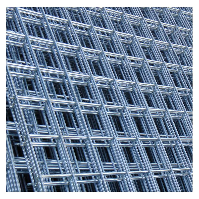 PVC Coated Stainless Reinforced Concrete Reinforcing Wire Mesh Customized Galvanized Durable Steel Construction Welded Wire Mesh Sheet Panel for Building
