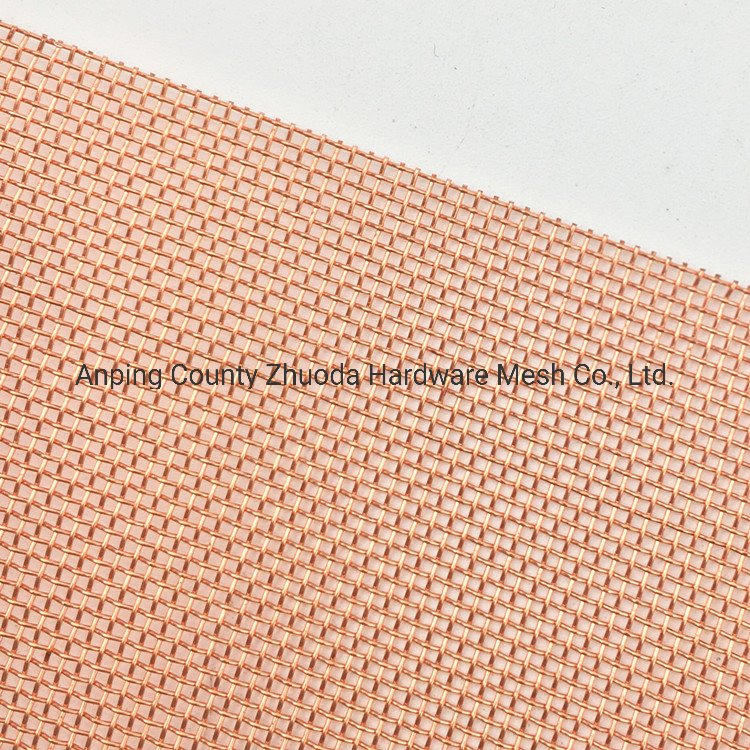 2019 China Hot Sale Phosphor Bronze Wire Mesh Copper Wire Mesh