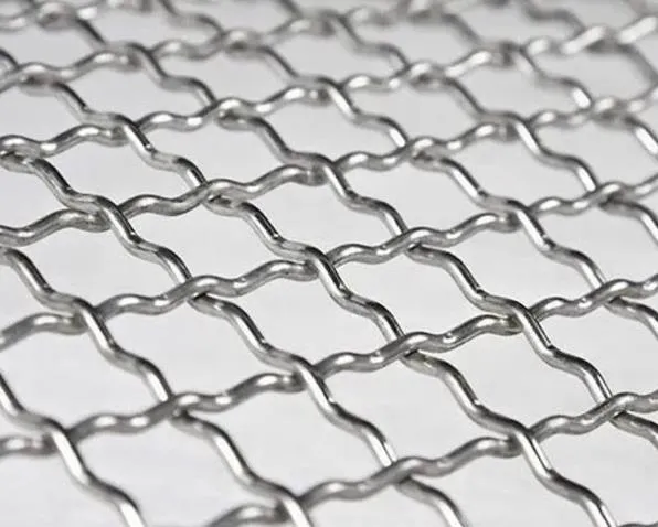 Crimped Square Plain Weaving Wire Mesh Display 2