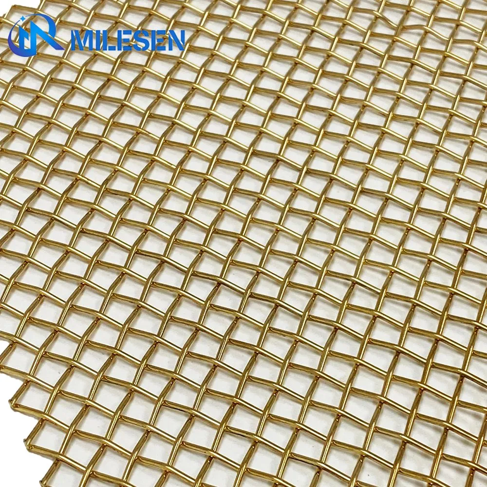Brass Copper Phosphor Bronze Mesh Customized Production Precision Sieving Resistance Wire Mesh