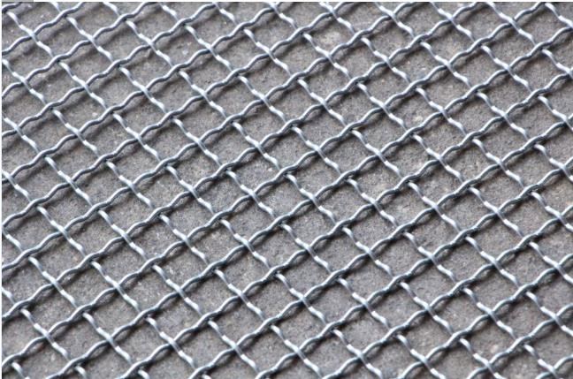 Crimped Square Plain Weaving Wire Mesh