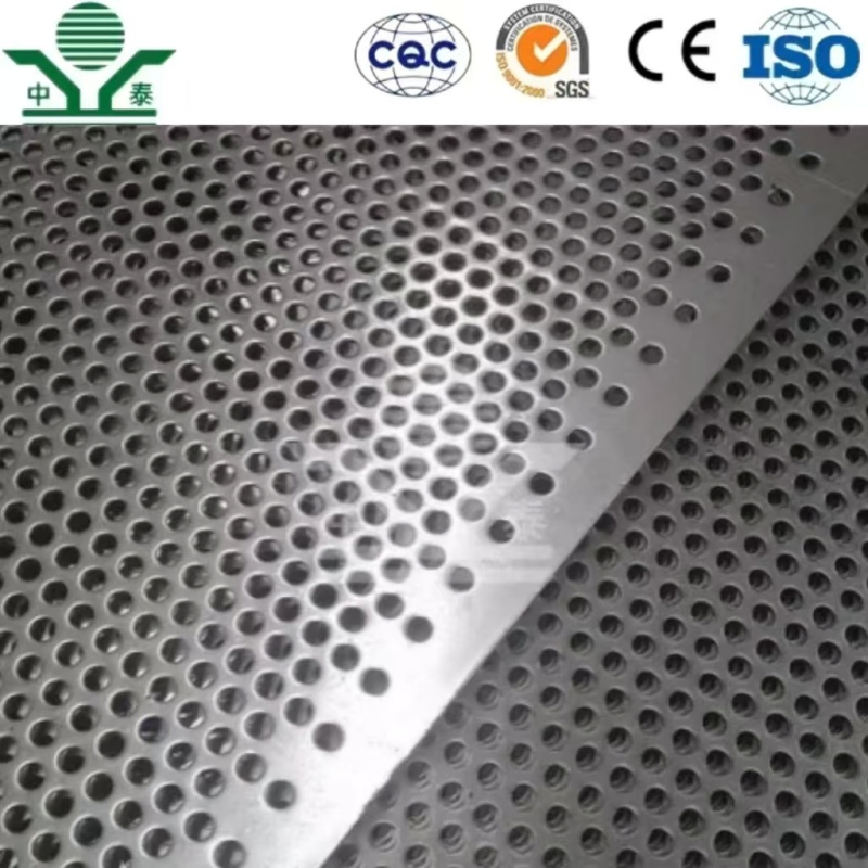 Zhongtai Perforated Metal Mesh Galvanized Steel Perofrated Metal Mesh for Decoration