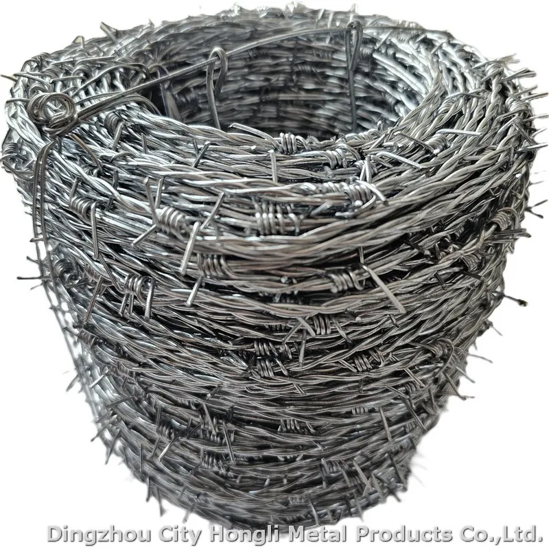 Galvanized Barbed Wire Detail