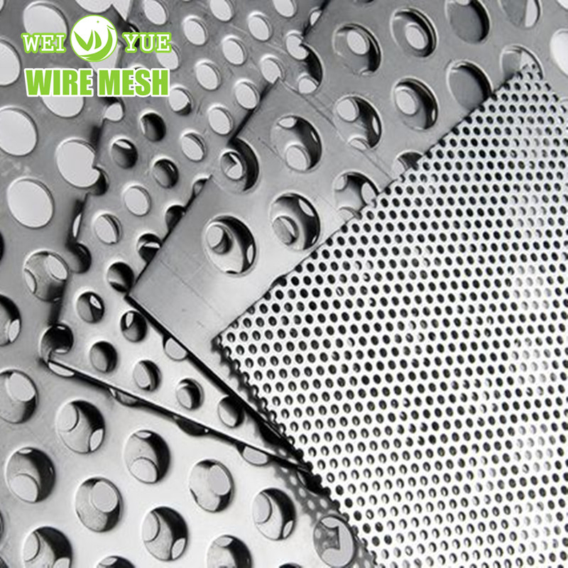 Aluminum Punching Plates Galvanized Stainless Steel Perforated Metal Sheet Mesh for Filtering/Acoustic Wall/Ceiling/Facade Cladding/Speaker Grill Mesh