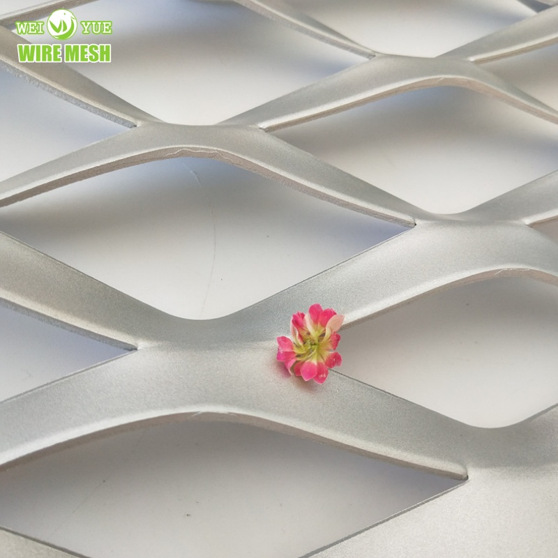 High Quality Security Flattened Aluminum Stainless Steel Copper Expanded Metal Mesh Aluminum Diamond Mesh