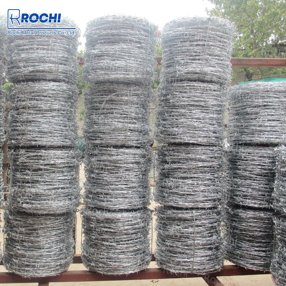 Factory Direct Wholesale Price Sale Galvanized Single Strand Barbed Bwg12X14 Barbed Wire for Security Protection