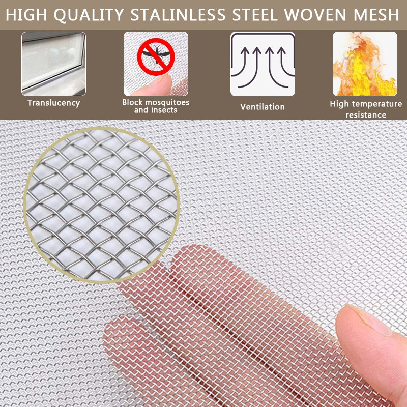 Customized Hot Sale Manufacture Customization Professional Metal Stainless Steel Decorative Woven Wire Mesh Frame Mesh