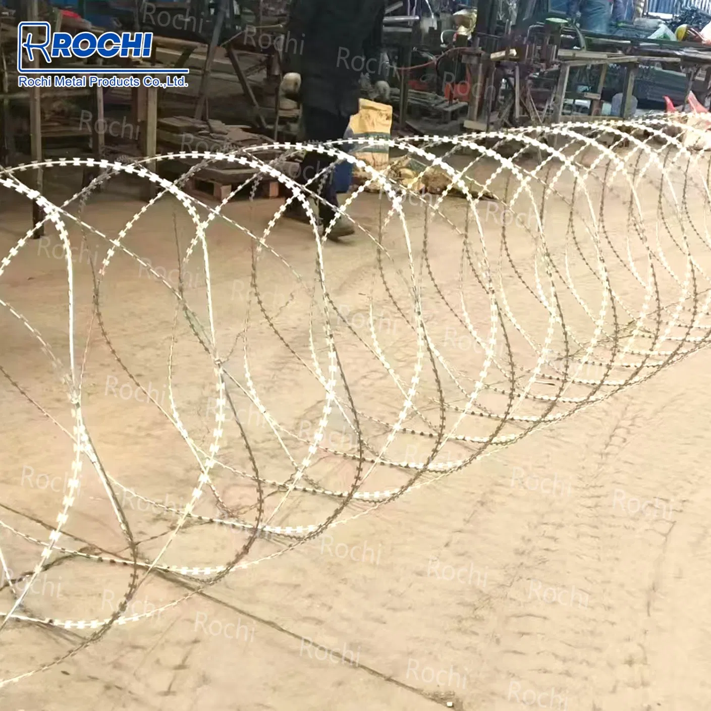 Heavy-Duty 400-Meter High-Tensile Iron Razor Barbed Wire (Industrial &amp; Large-Scale Perimeter Security)