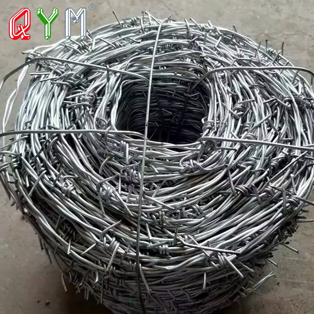 Galvanized Barbed Wire Wire Mesh Roll Fence Razor Barbed Wire Security Fence Price Per Roll