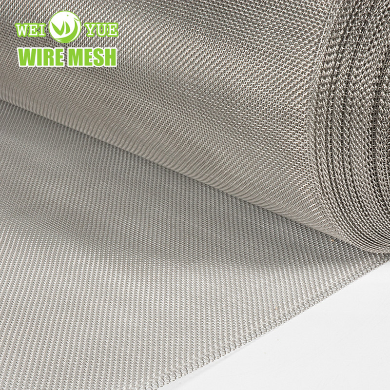 SS304 SS316 1-500mesh Stainless Steel Plain/Twill/Dutch Woven Crimped Square Metal Mesh Sieving Screen Filter Wire Mesh