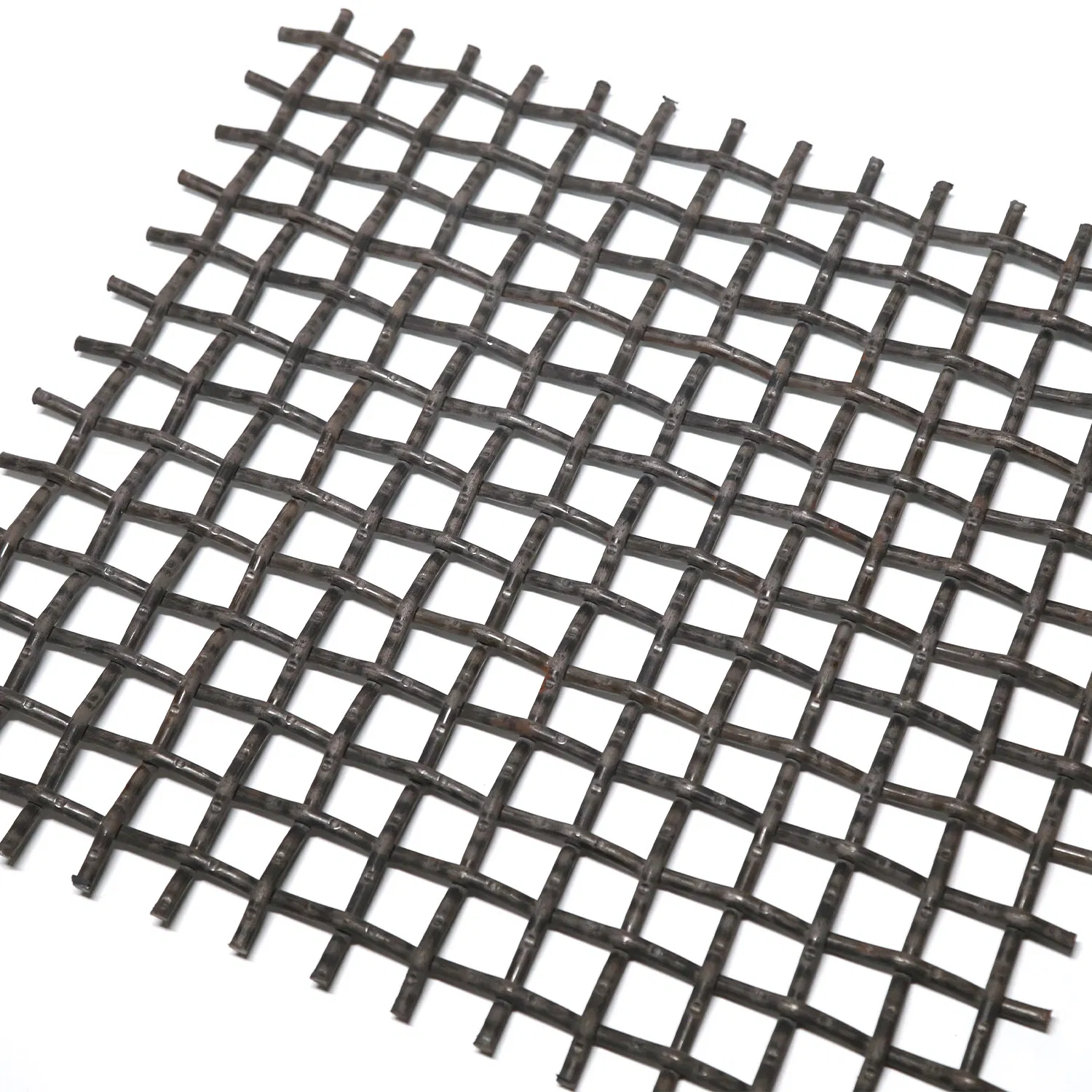 High Carbon Steel Crimped Woven Wire Mesh / Vibrating Screen Mesh