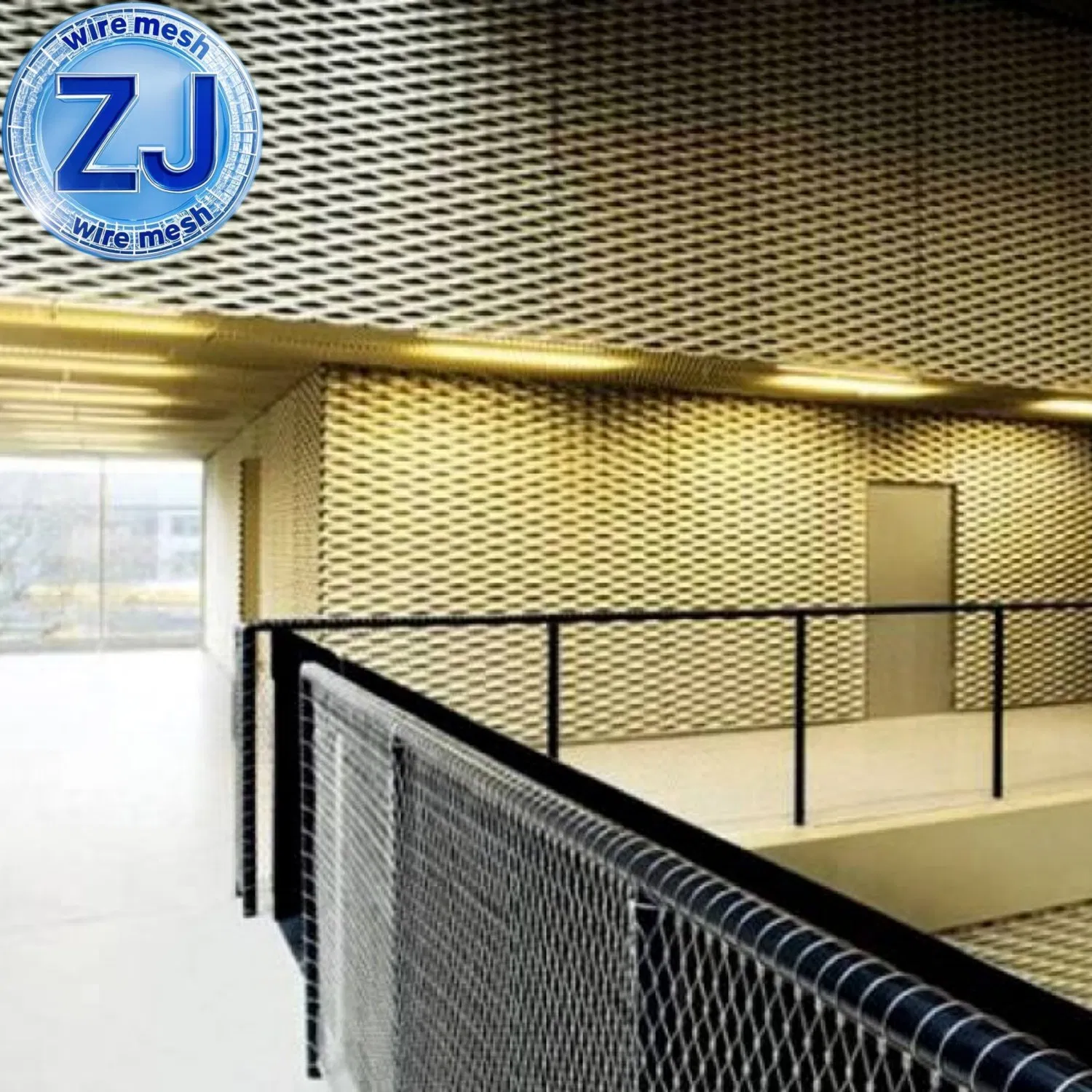 Home Decoration Aluminum Expanded Metal Sizes Wire Mesh for Exterior Facade/Ceiling/Metal Cladding