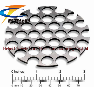 Round Hole Perforated Metal Mesh Stainless Steel Punching Mesh