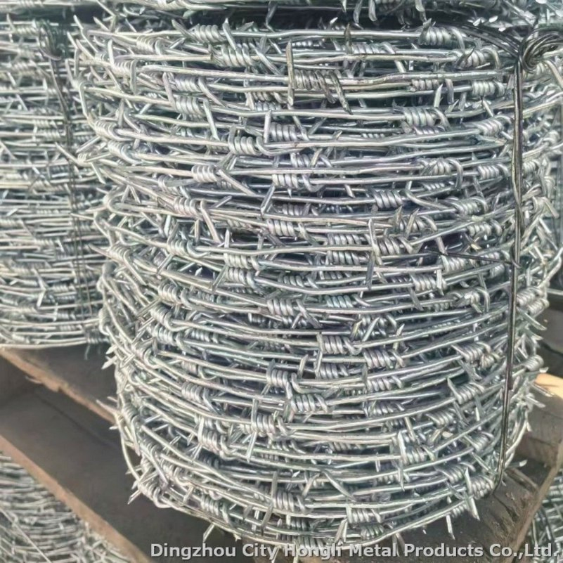 Double Twist Barbed Wire High Tensile Strength Barbed Wire
