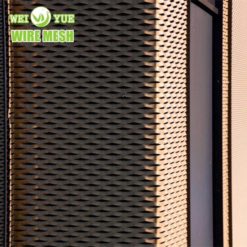 Aluminum Expanded Metal Mesh Exterior Facade Panel