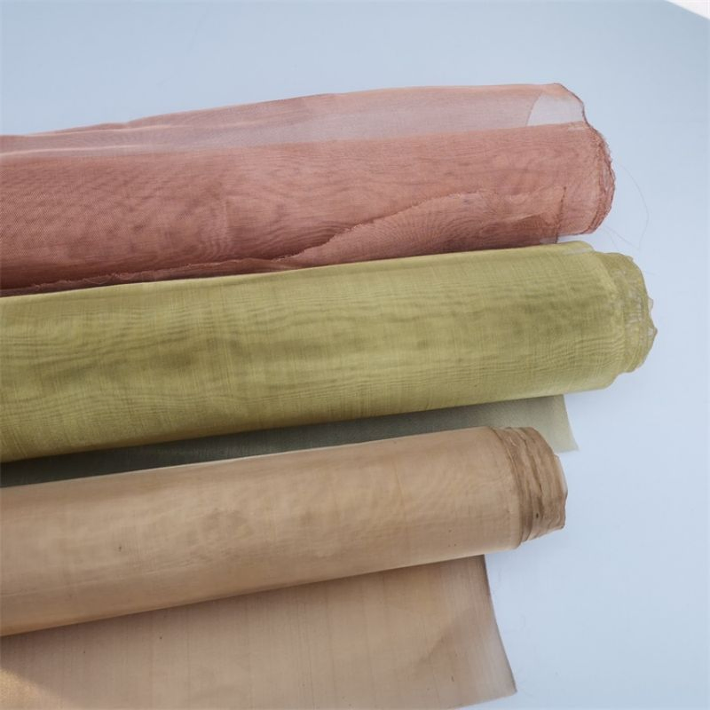Cheap 100 120 150 200 Mesh Phosphor Bronze Wire Mesh Fabric Pure Copper Brass Mesh Wire Mesh Screen