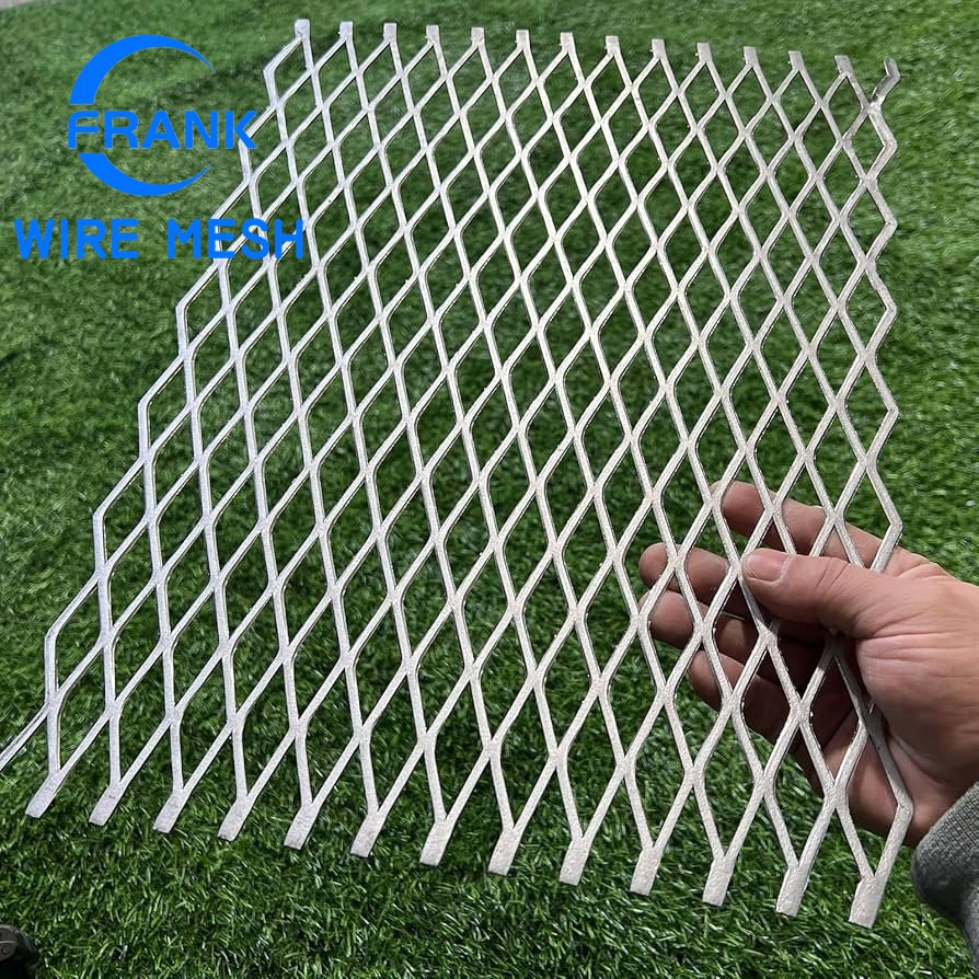 Decorative 4mm 5mm Thickness Aluminum 25*50mm Aperture Galvanized Stainless Steel Expanded Metal Mesh for Pallet Bottom Load-Bearing Net Sheet