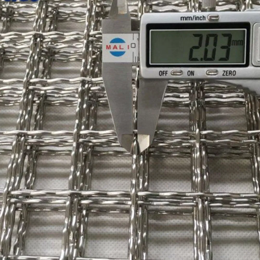 Durable Stainless Steel Crimped Wire Mesh for Mining Applications