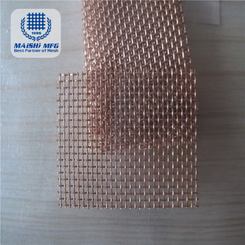 Factory Supply Copper/Brass/Phosphor Bronze Woven Wire Mesh in Stock