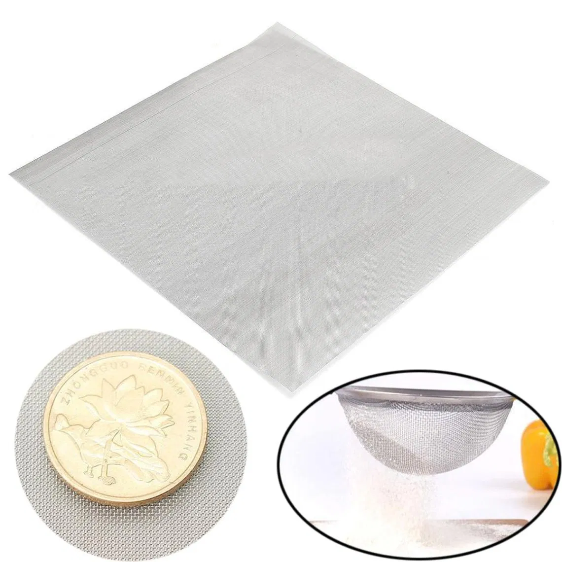 Factory Price 316L Stainless Steel Wire Filter Screen Filter Mesh for Industrial Filtration