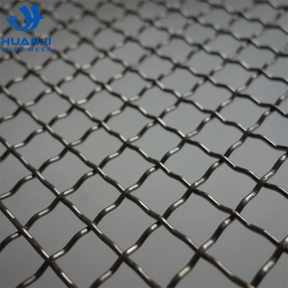 1.2mm 4mesh 1*30m SS304 Crimped Wire Mesh Cloth Stock Mechanical Filtre Screen