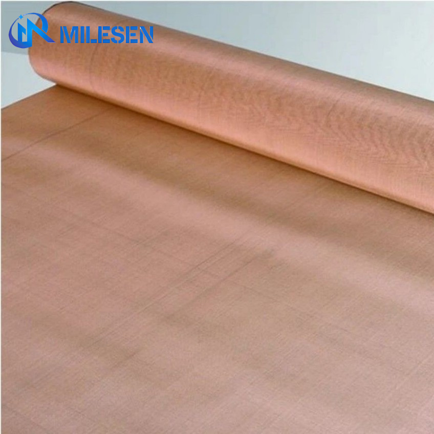 Factory Custom Red Copper Plain Woven Wire Mesh Filter Mesh for Filtering