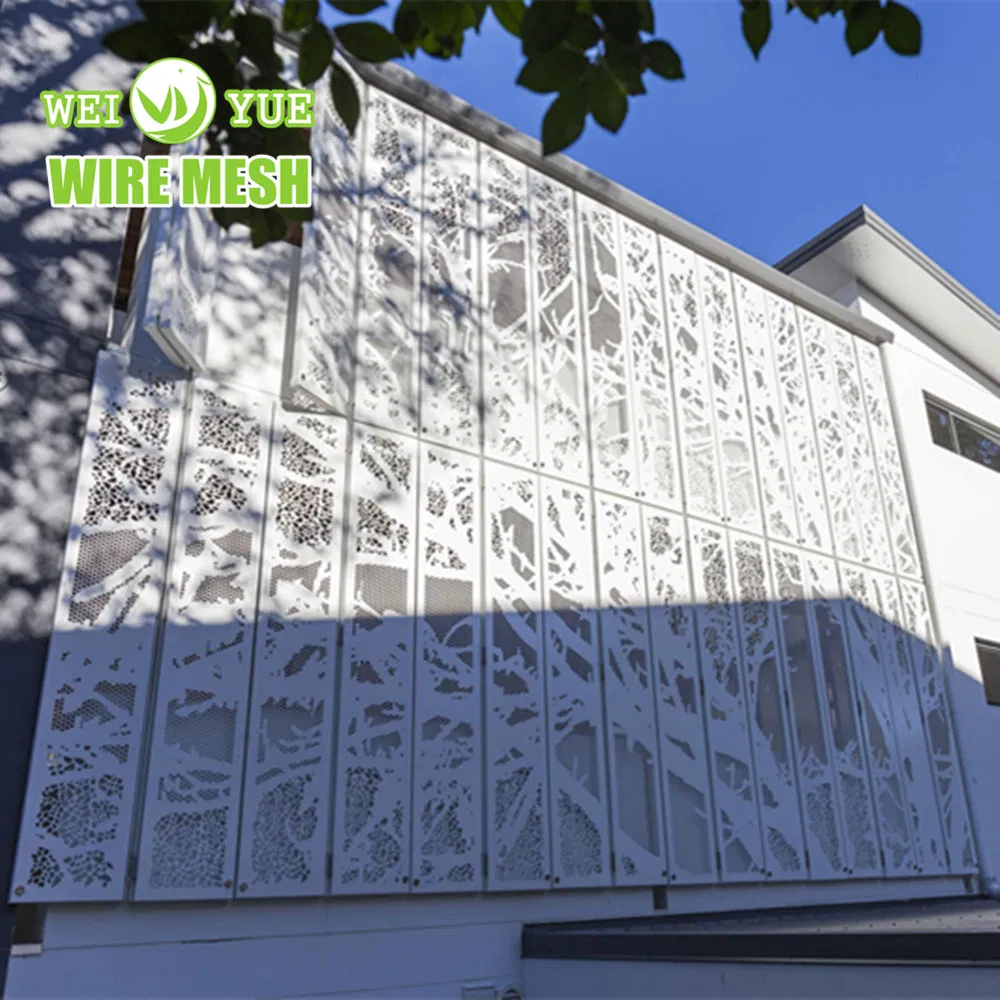 Coupon Aluminum Perforated Metal Mesh Panel for Facade Cladding Decoration