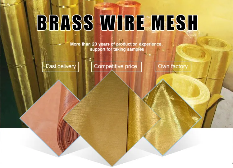 Magnetic Shielding Copper Mesh Expanded Brass Mesh