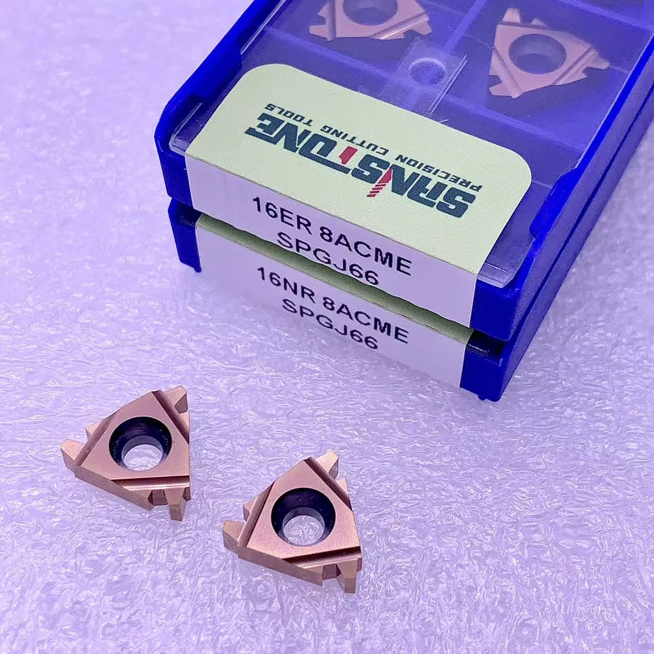 16er Acme Carbide Threading Inserts 8acme 10acme 12acme Thread CNC Machining American Short Tooth