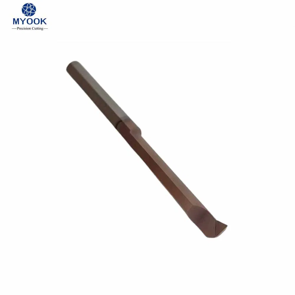 Myook Solid Carbide Mpr8r0.2 L50 100ol CNC Lathe Machining Internal Turning Angle R0.2 Micro-Groove Boring Bar