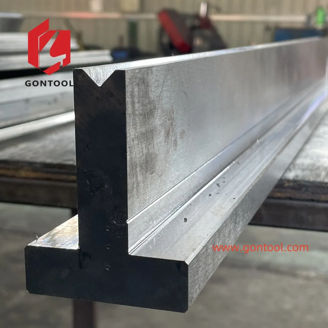 High Precision Customized Amada LVD Press Brake Tooling Mould Die Punch Set T Type Lower Die European Precision CNC Sheet Metal Bending Industrial Tooling