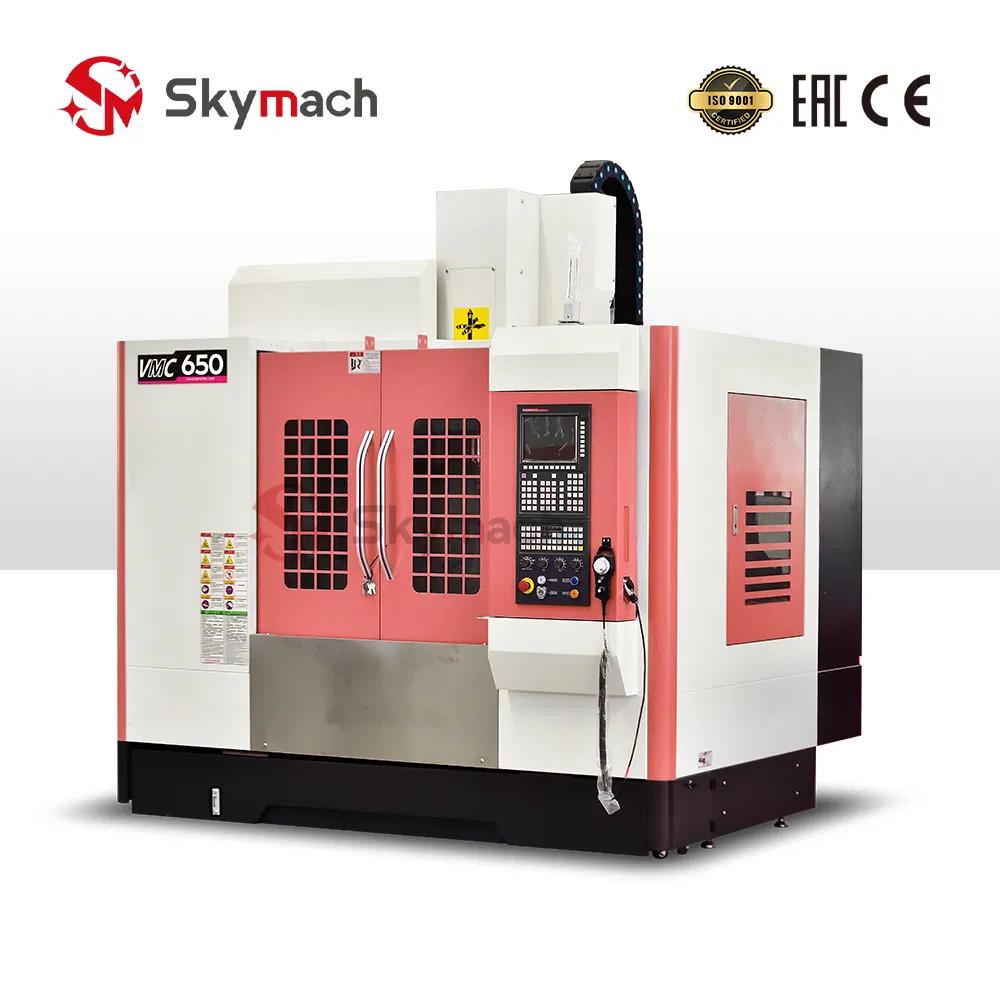 Vmc650 Precision CNC Vertical Machining Center Featuring a Glass Scale Linear Encoder and High-Speed Spindle for Complex Mold and Die Machining.