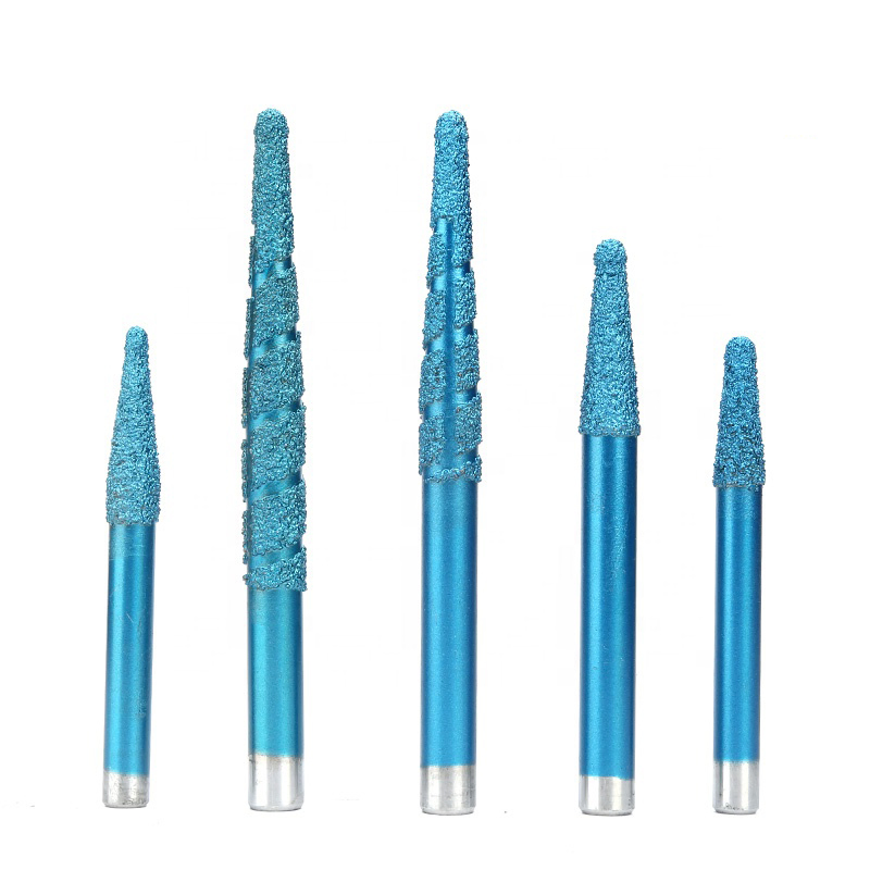 High Quality Stone Engraving Bits Diamond Core Drill Bit Set for CNC Granite Carving
